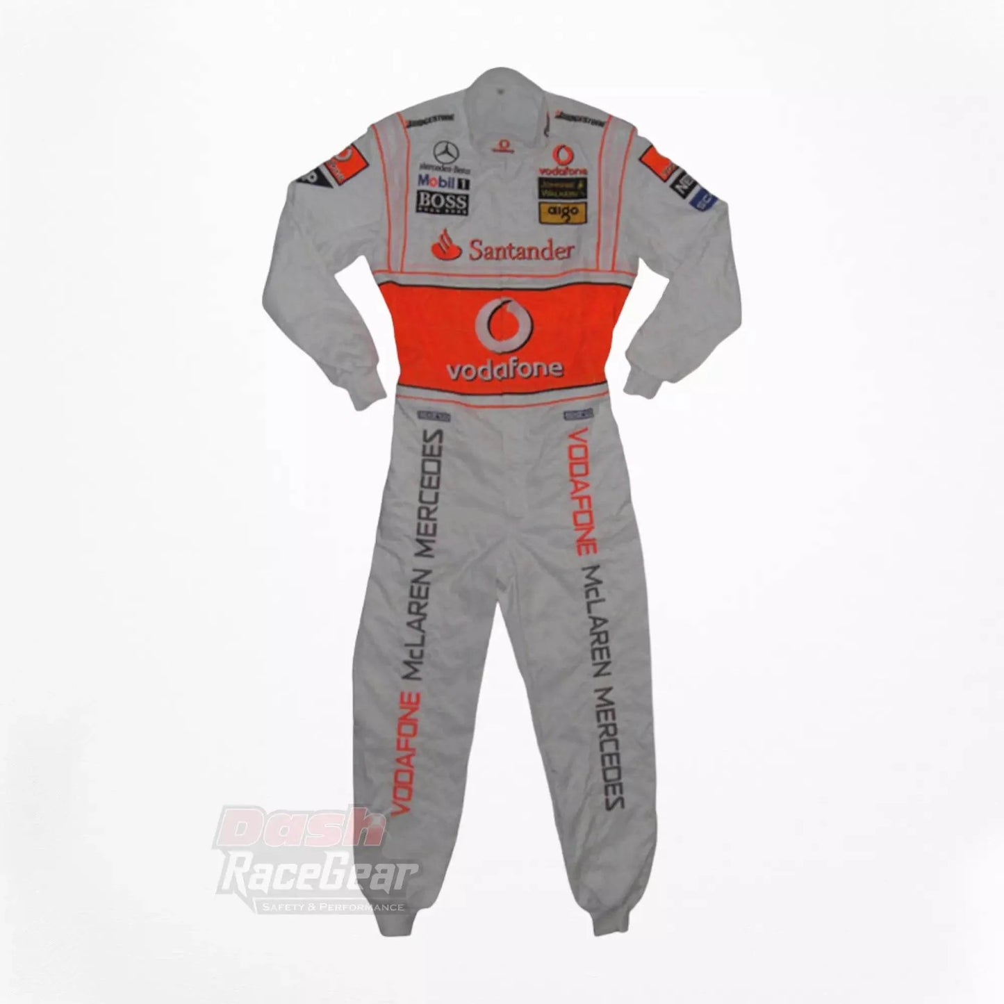 2007 Fernando Alonso McLaren F1 Embroidered Racing Suit - Dash Racegear Store