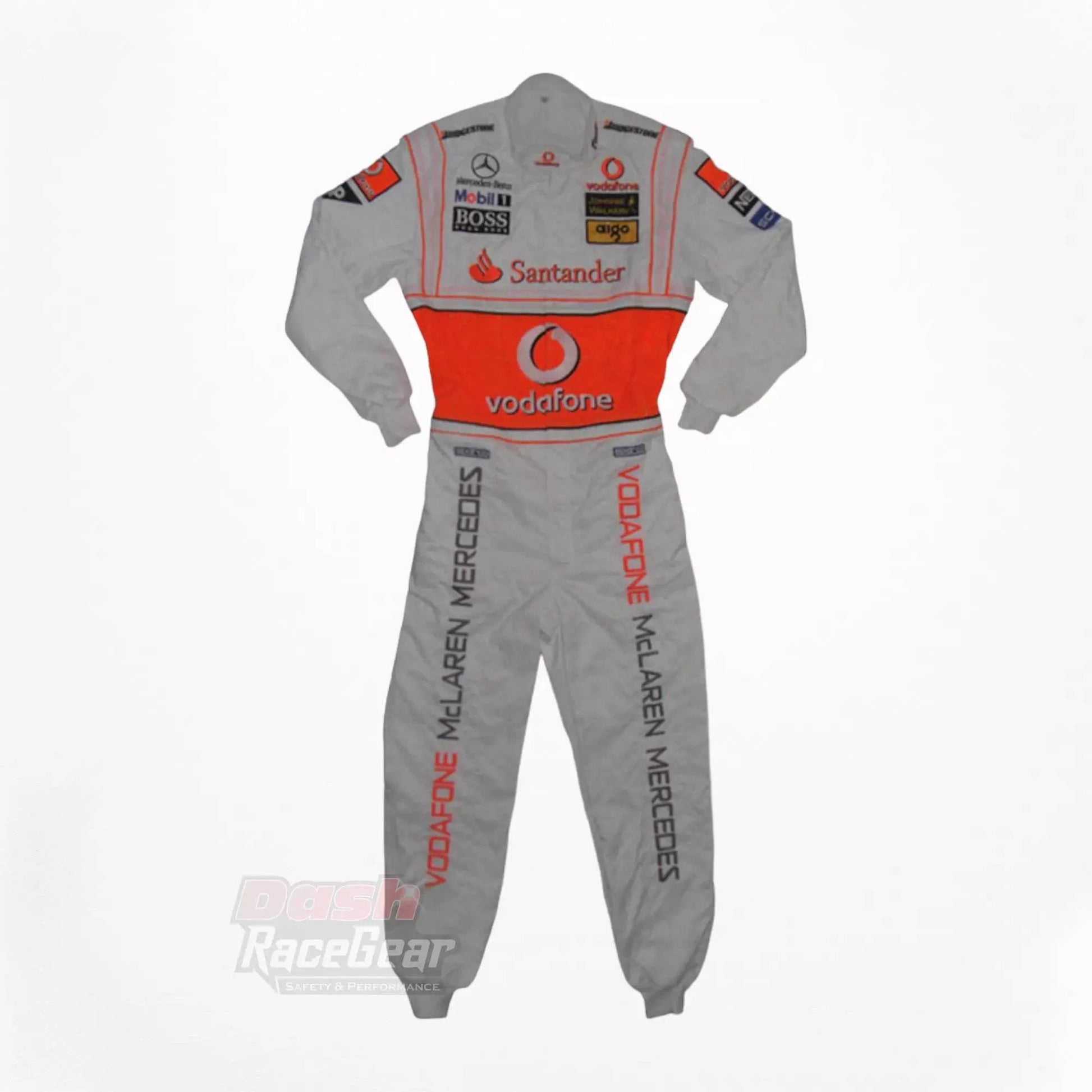 2007 Fernando Alonso McLaren F1 Embroidered Racing Suit - Dash Racegear Store