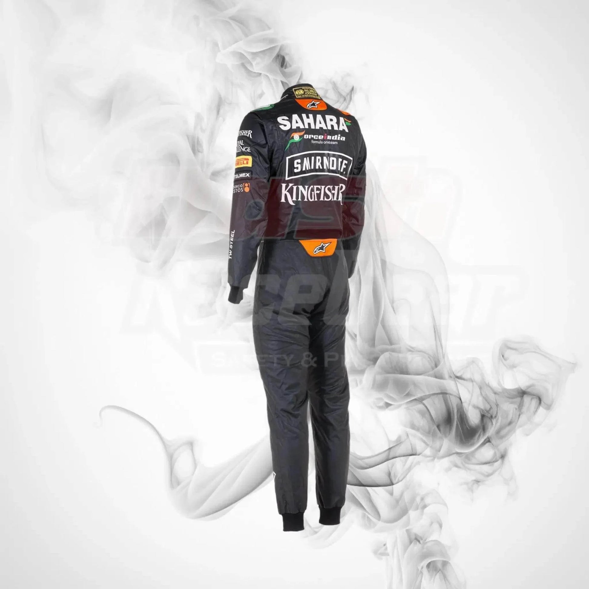 2014 Sergio Pérez Sahara Force F1 Racing Suit - Dash Racegear Store