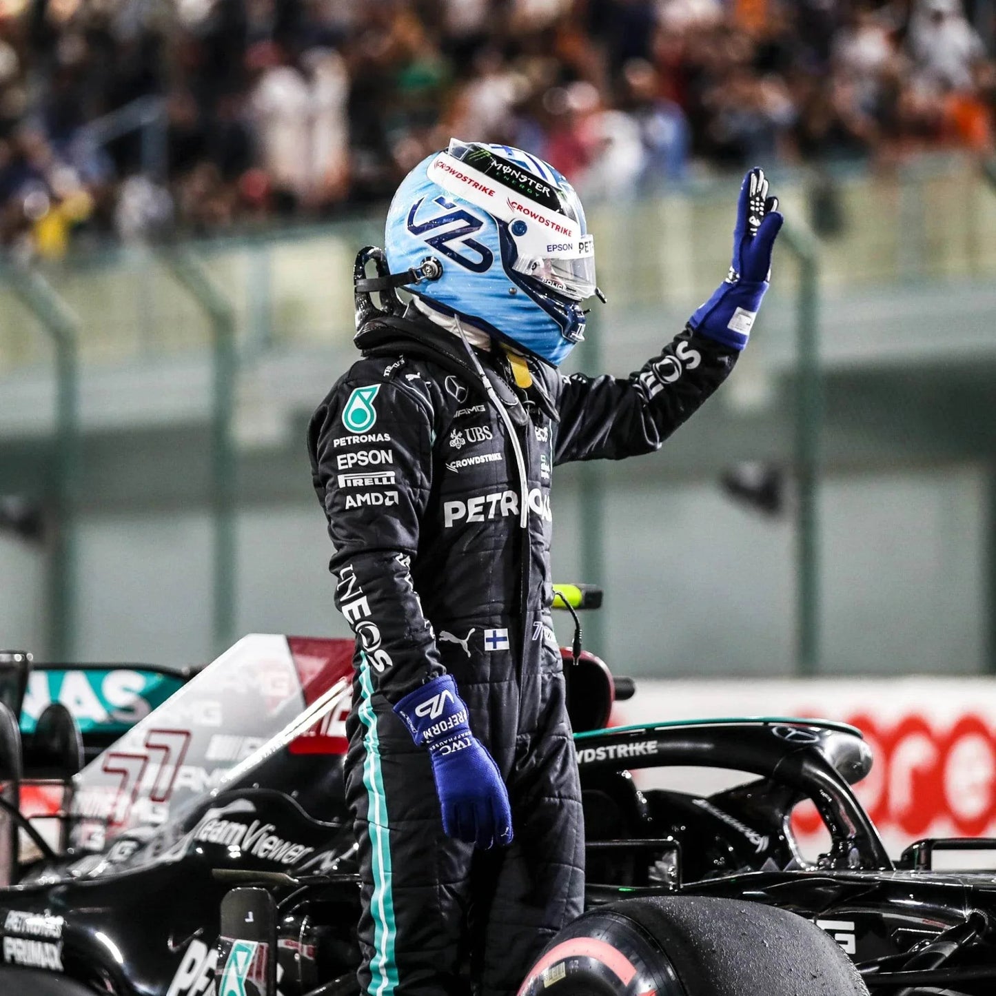 2021 Valtteri Bottas Mercedes-AMG Petronas F1 Team Replica Race Suit - Dash Racegear Store