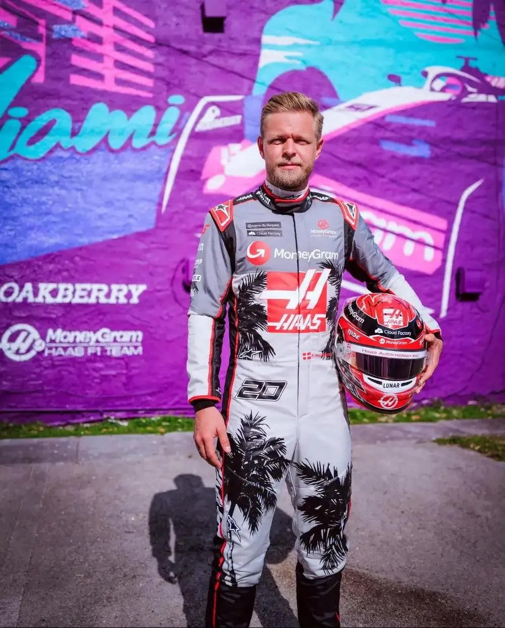 2023 Kevin Magnussen Haas F1 Team Race Suit KIDS - Miami GP