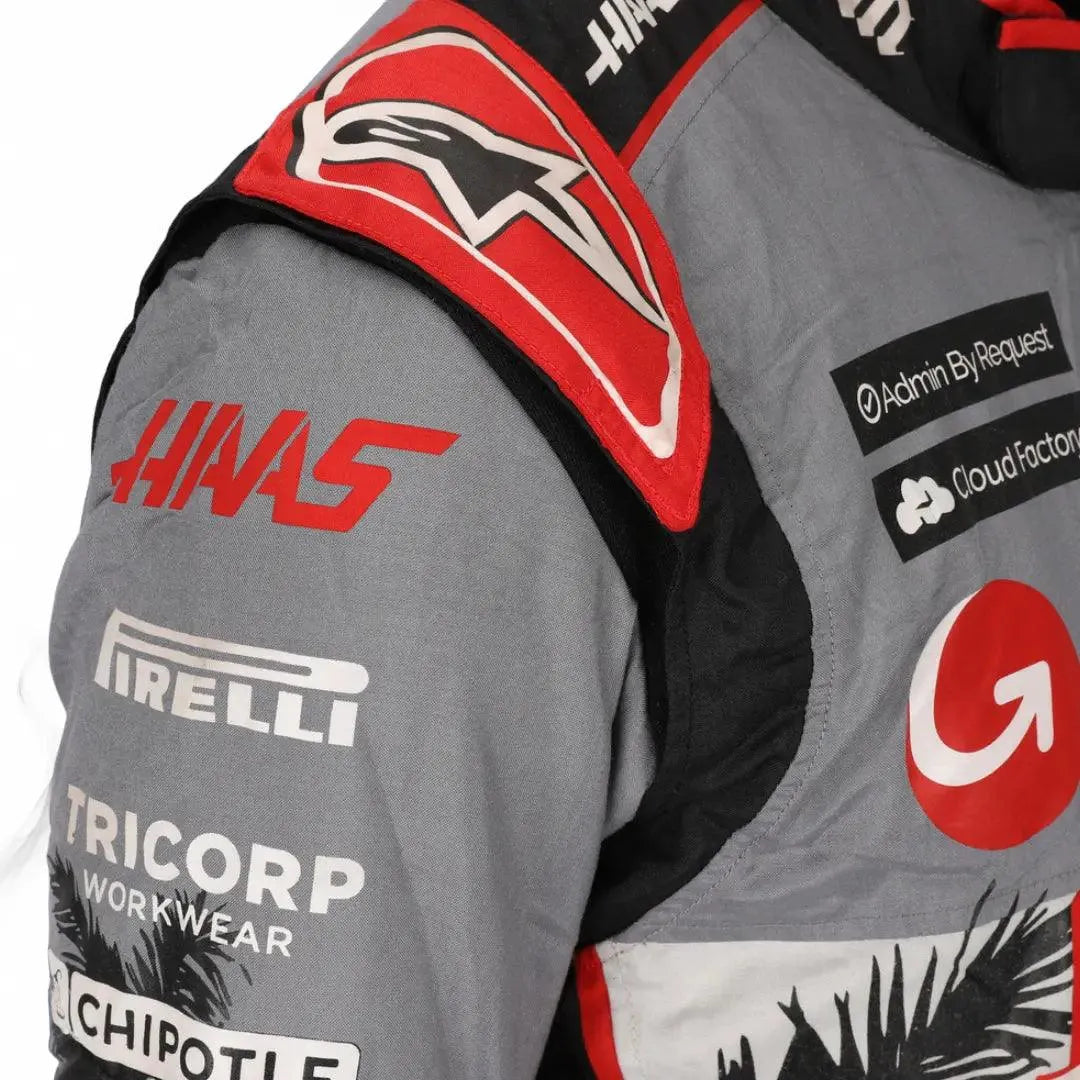 2023 Kevin Magnussen Haas F1 Team Race Suit KIDS - Miami GP