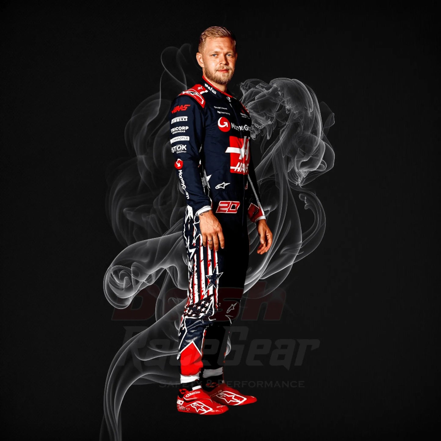 2023 Kevin Magnussen Special Austin Race Suit KIDS - US Grand Prix