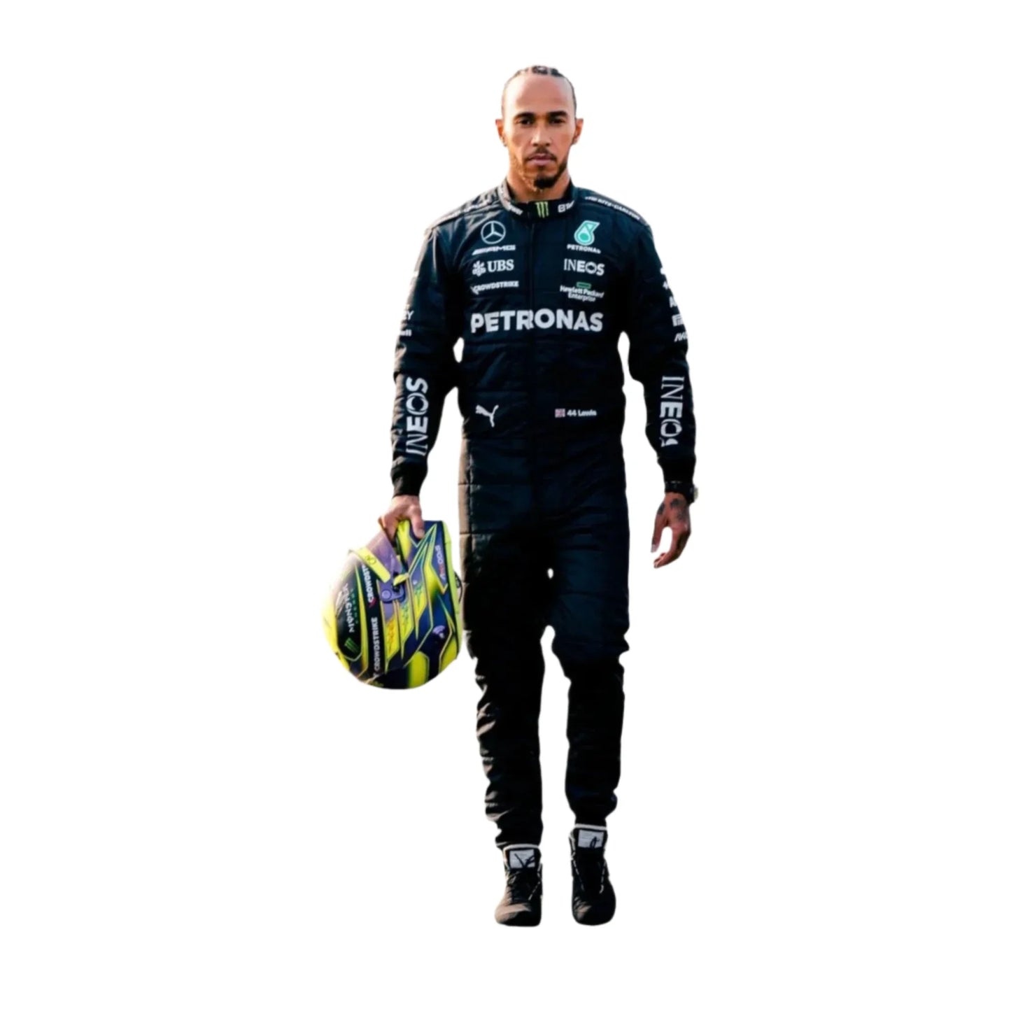 2023 Lewis Hamilton Mercedes-AMG Petronas F1 Team Replica Race Suit KIDS