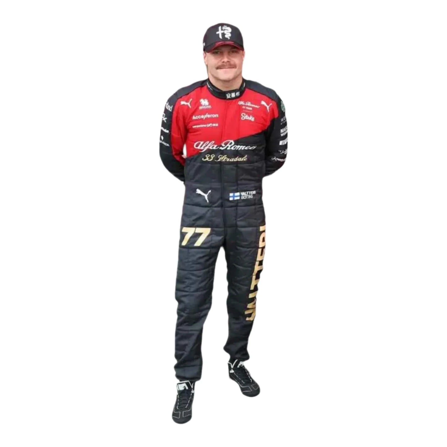 2023 VALTTERI BOTTAS ALFA ROMEO RACE SUIT KIDS - ITALIAN GP