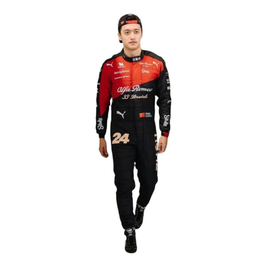 2023 Zhou Guanyu Alfa Romeo F1 Race Suit KIDS