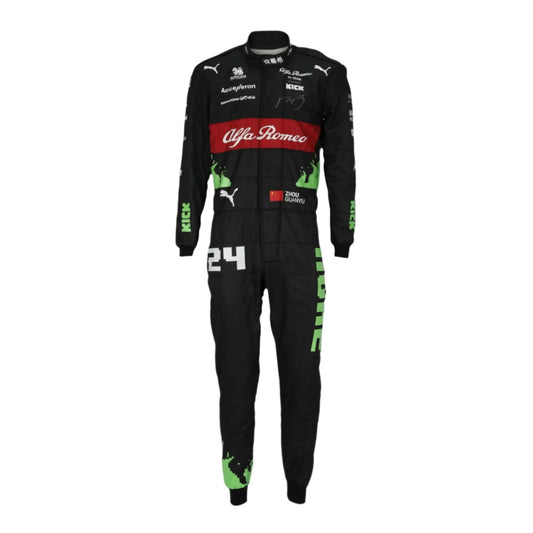 2023 Zhou Guanyu Alfa Romeo F1 Team Racing Suit KIDS – Belgian GP