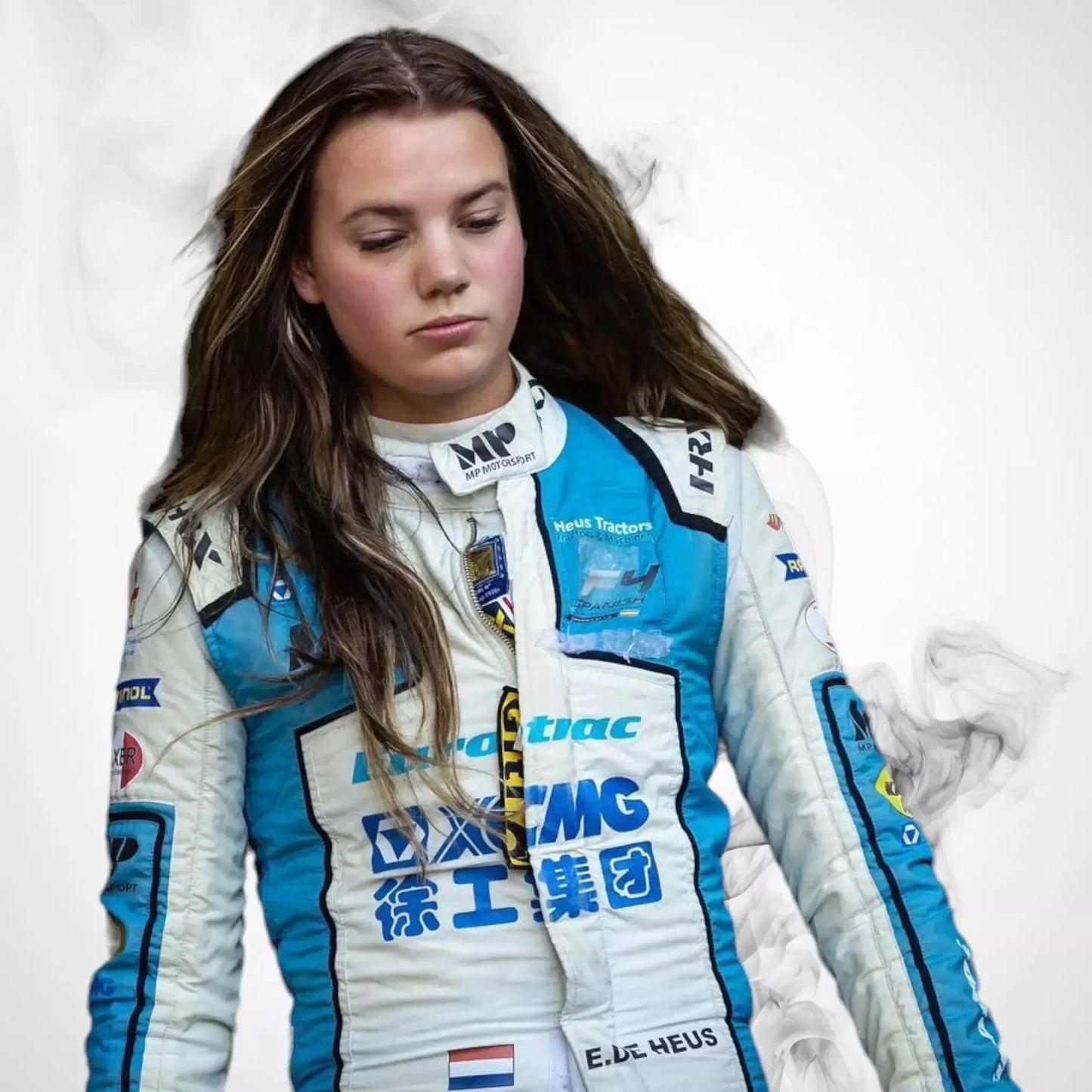 2023 Emely De Heus race suit MP Motorsport