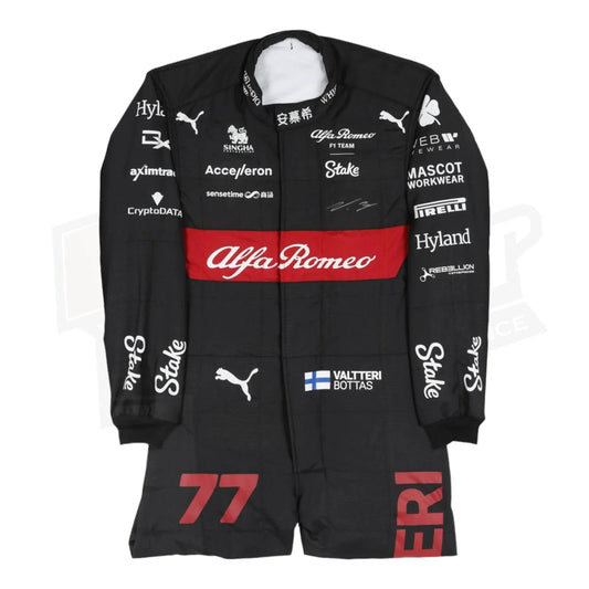 2023 Valtteri Bottas Alfa Romeo F1 Team Stake Replica Race Suit - Dash Racegear Store