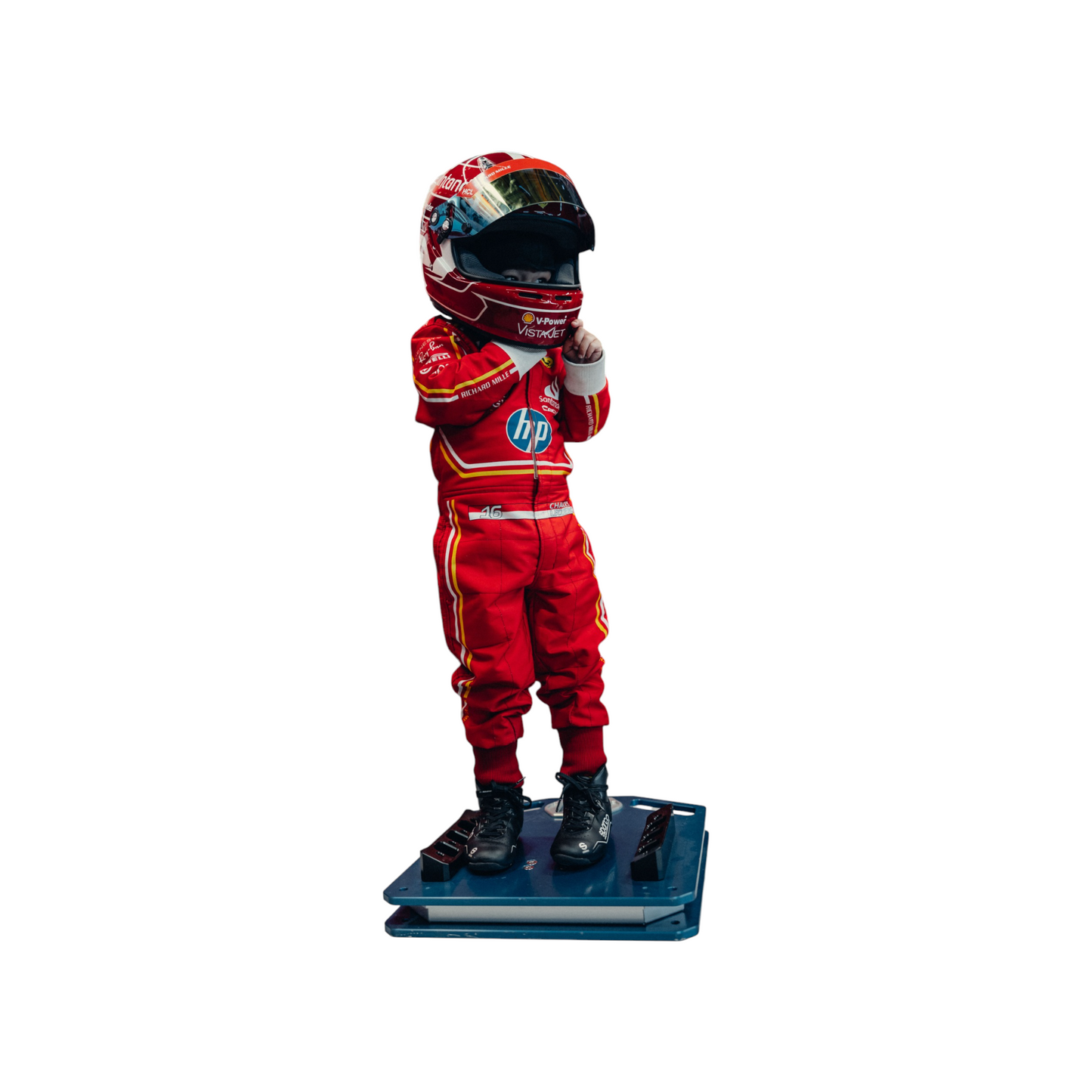 2024 Monaco GP Scuderia Ferrari Hp Charles Leclerc Race Suit KIDS