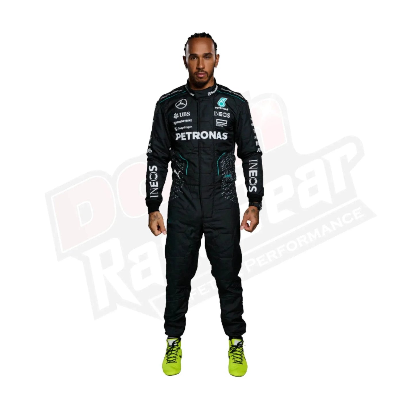 2024 Lewis Hamilton Mercedes AMG F1 Team Suit - Dash Racegear Store
