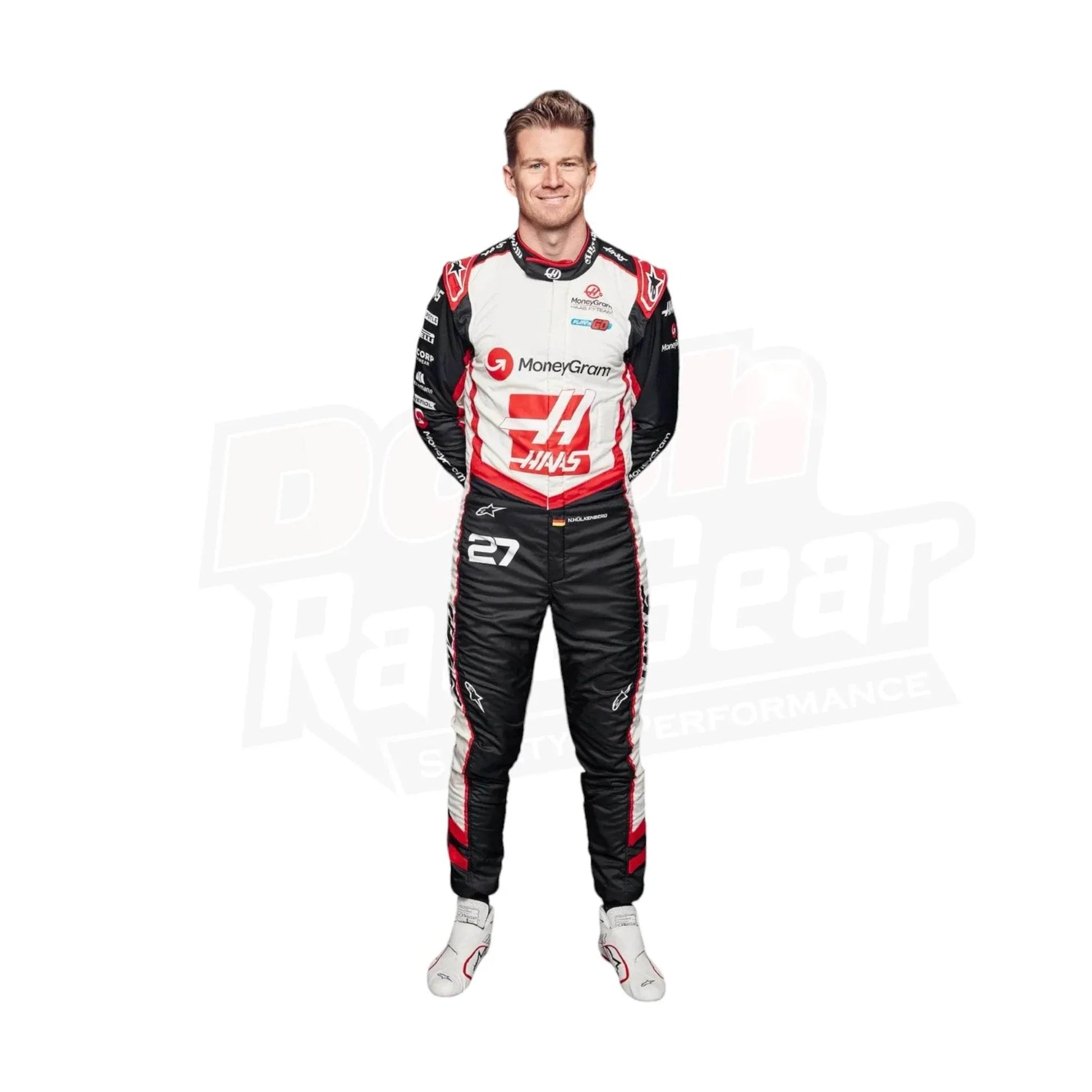 2024 Kevin Magnussen Nico Hulkenberg Haas F1 Team Race Suit - Dash Racegear Store