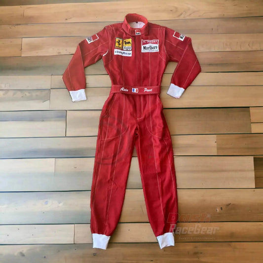 Alain Prost 1990 Ferrari F1 Embroidered Racing Suit - Dash Racegear Store