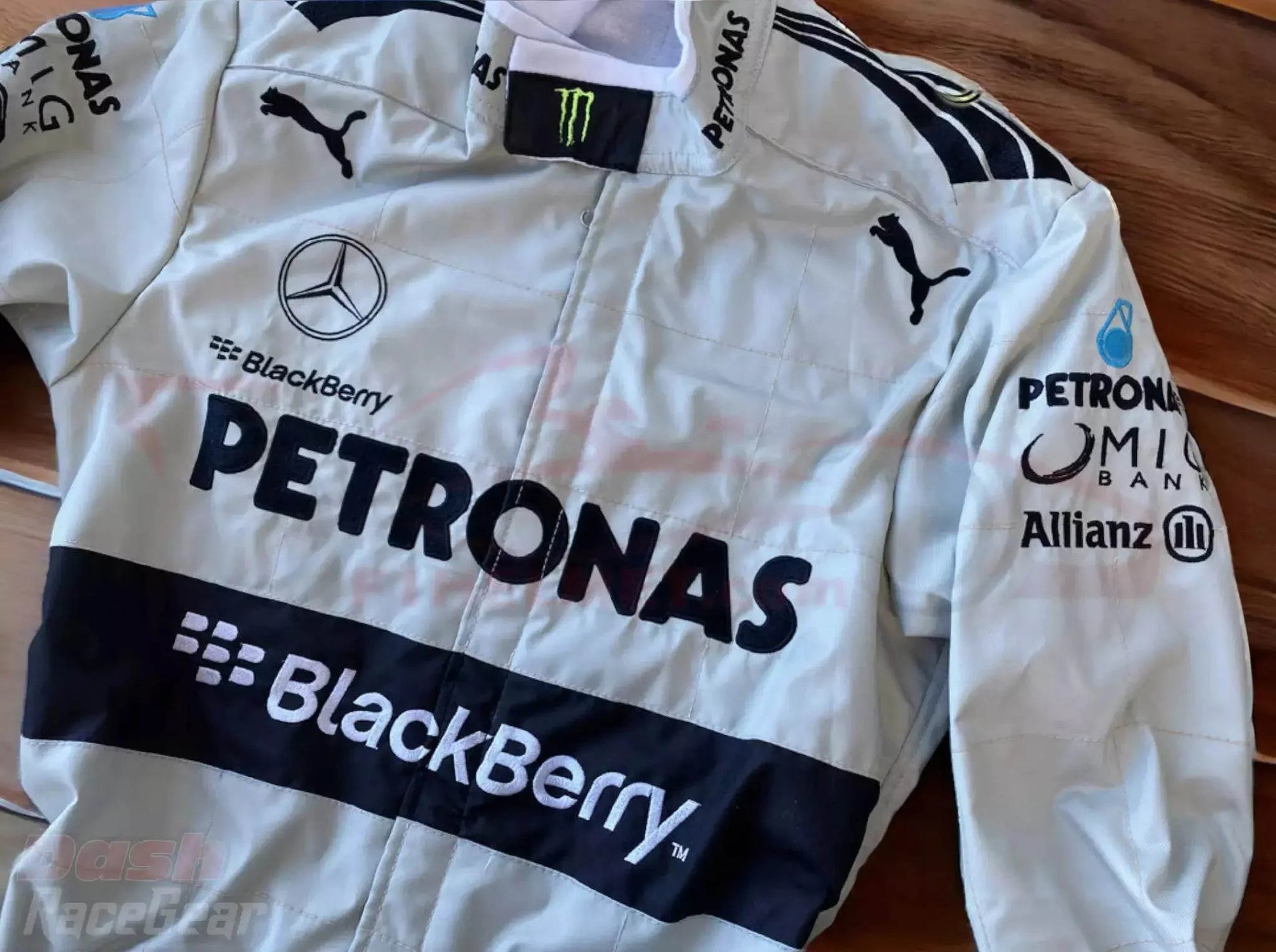 2013 Lewis Hamilton Mercedes Benz F1 Embroidered Race Suit - Dash Racegear Store