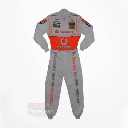 2007 Fernando Alonso McLaren F1 Embroidered Racing Suit - Dash Racegear Store