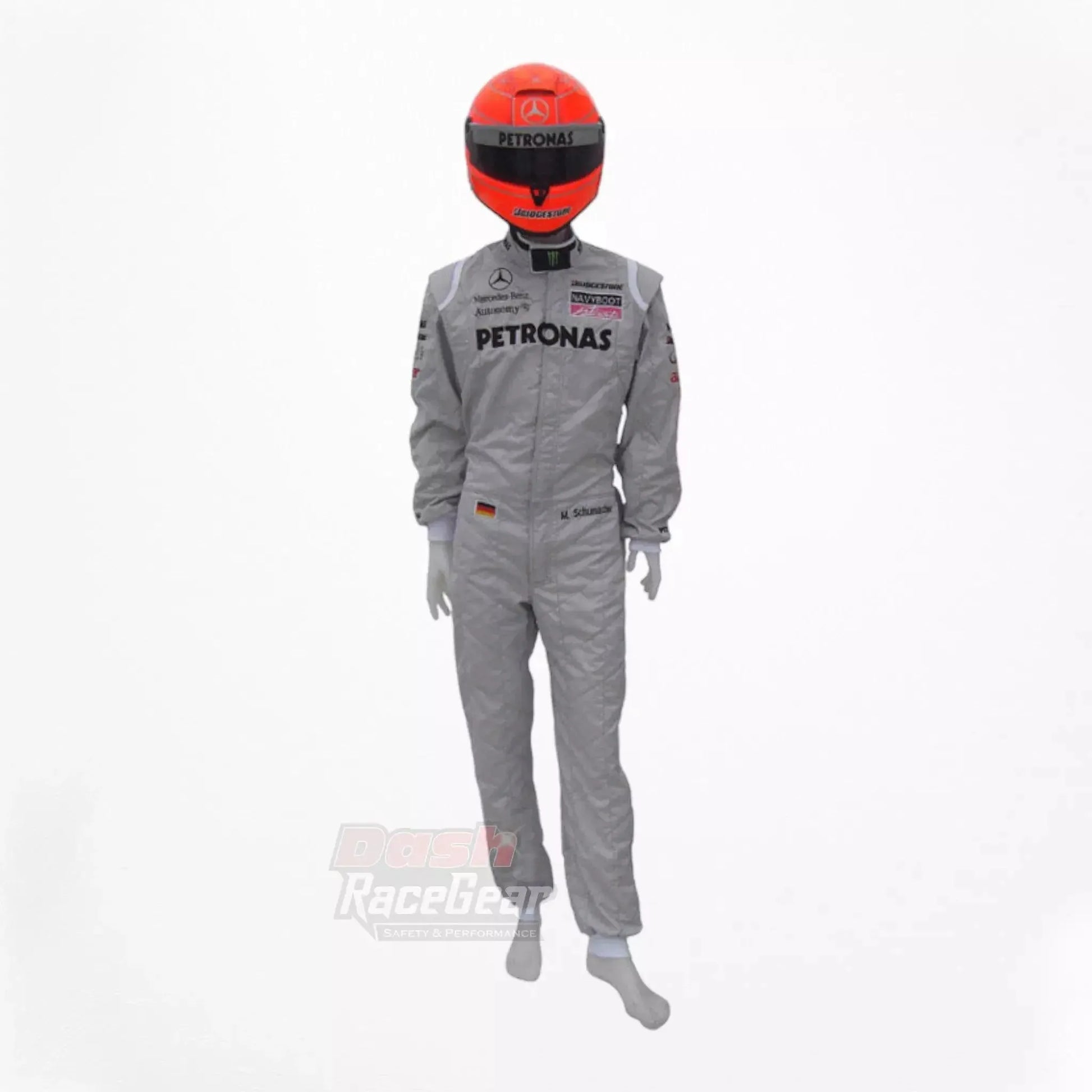 2010 Michael Schumacher Mercedes Benz F1 Embroiderd Race Suit - Dash Racewear