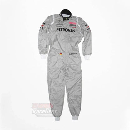 2011 Michael Schumacher Mercedes Benz F1 Embroidered Race Suit - Dash Racegear Store