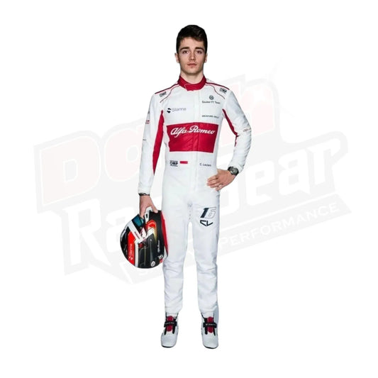 2018 Charles Leclerc Alfa Romeo Sauber F1 Suit KIDS - Dash Racewear