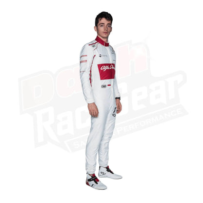 2018 Charles Leclerc Alfa Romeo Sauber F1 Suit - Dash Racegear Store