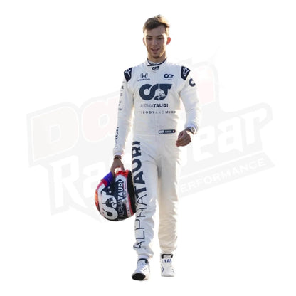 2020 Pierre Gasly Alpha Tauri Race Suit - Abu Dhabi GP - Dash Racegear Store