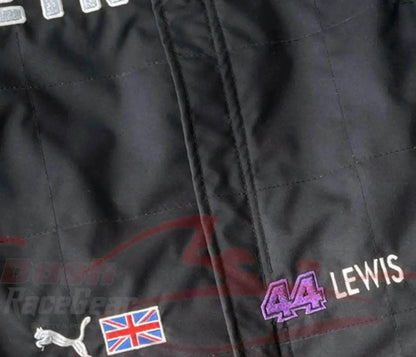 2021 Lewis Hamilton Mercedes Benz F1 Embroidered Race Suit - Dash Racegear Store