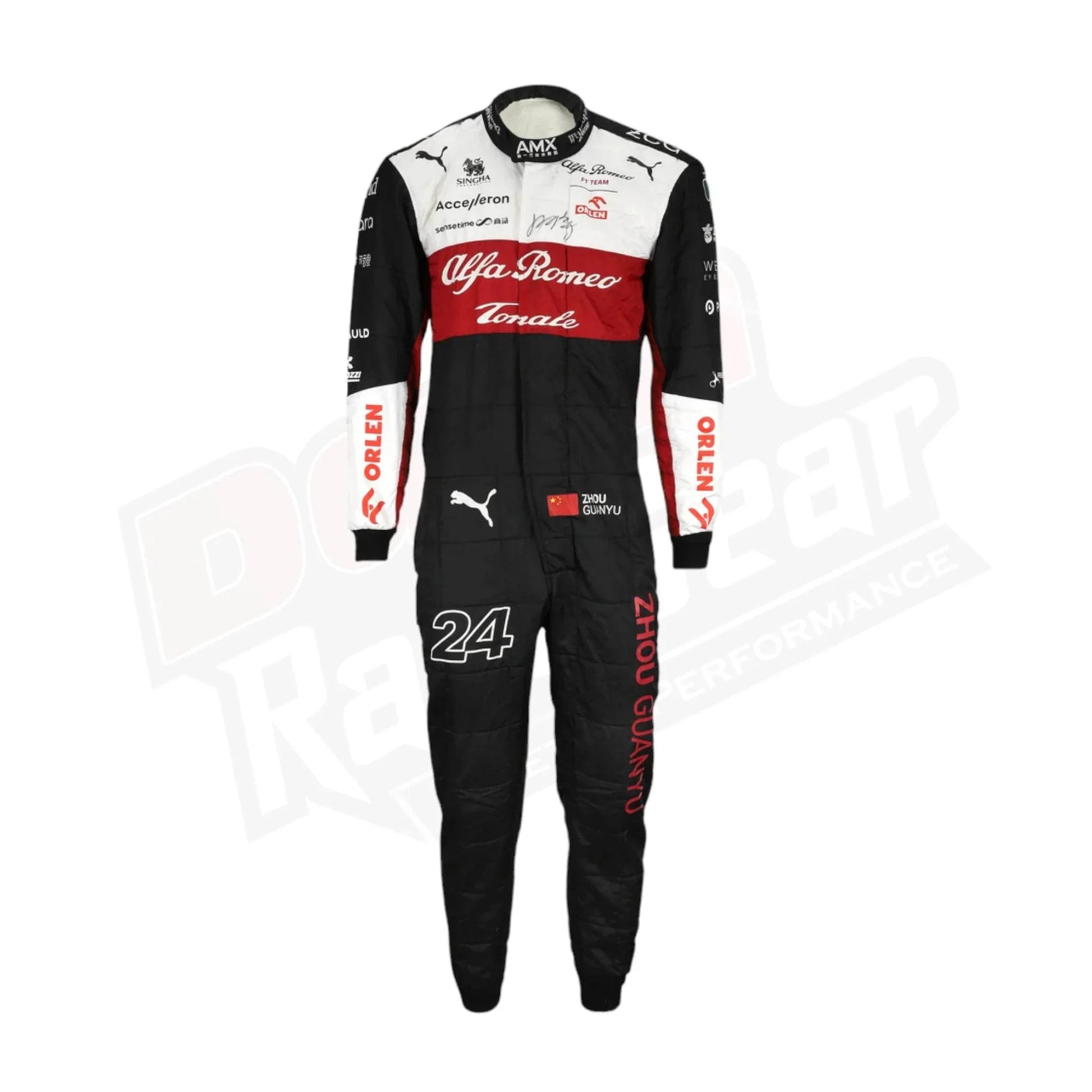 2022 Zhou Guanyu Alfa Romeo F1 Team Race Suit - Dash Racegear Store