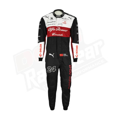 2022 Zhou Guanyu Alfa Romeo F1 Team Race Suit - Dash Racegear Store