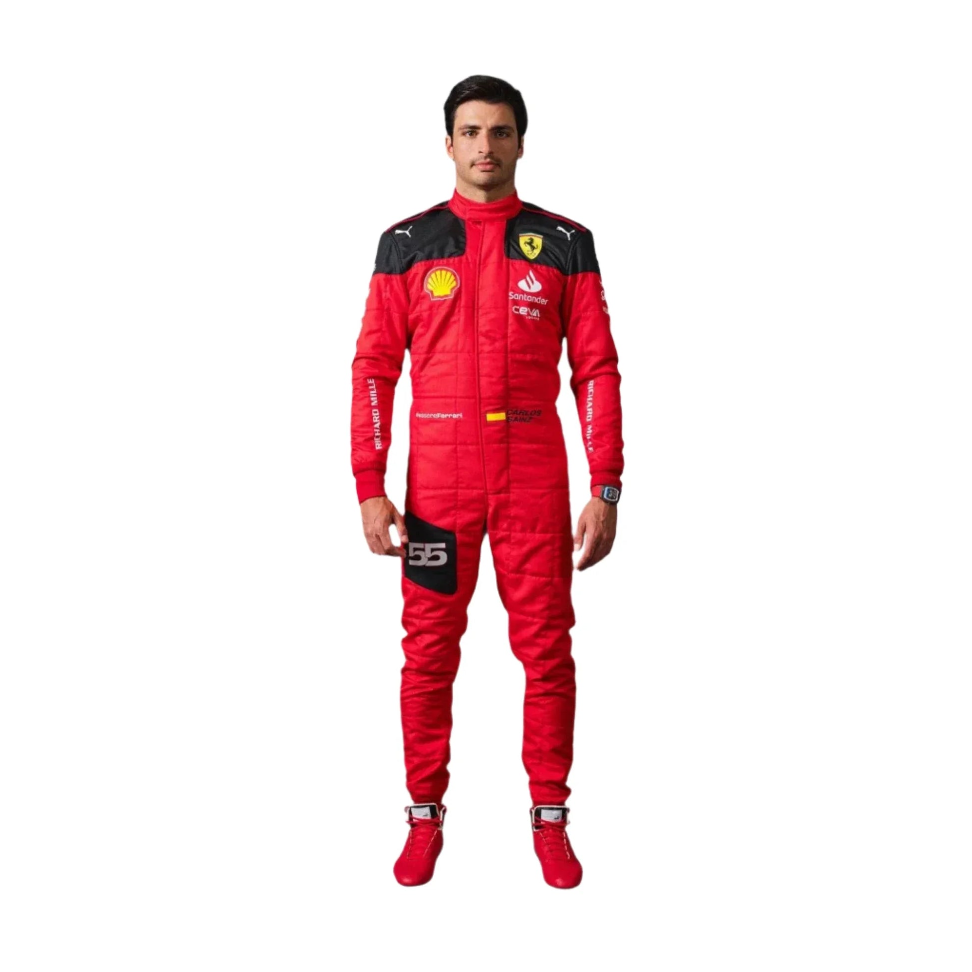 2023 Carlos Sainz Race Scuderia Ferrari F1 Race Suit KIDS