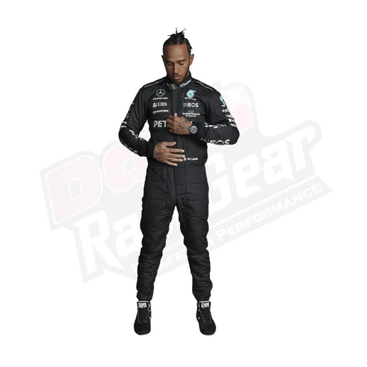 2023 Lewis Hamilton Mercedes-AMG Petronas F1 Team Replica Race Suit - Dash Racegear Store