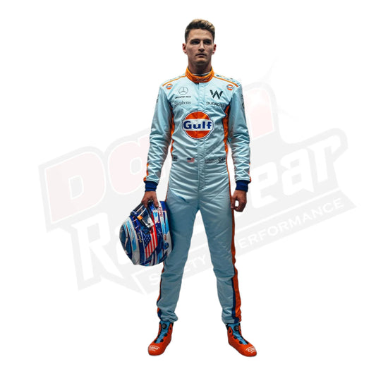 2023 New Alexander Albon Gulf F1 Race Suit KIDS - Singapore GP
