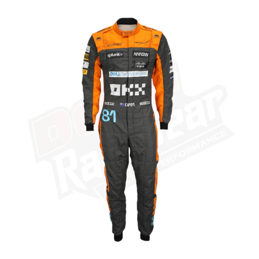 2023 New Oscar Piastri official Replica Race Suit Team McLaren F1 - Dash Racegear Store