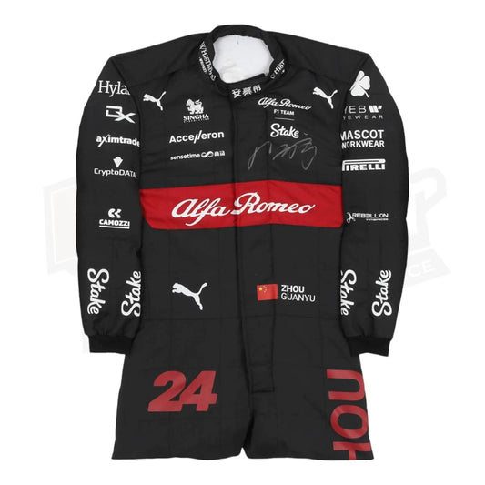 2023 Zhou Guanyu Alfa Romeo F1 Team Stake Replica Race Suit - Dash Racegear Store
