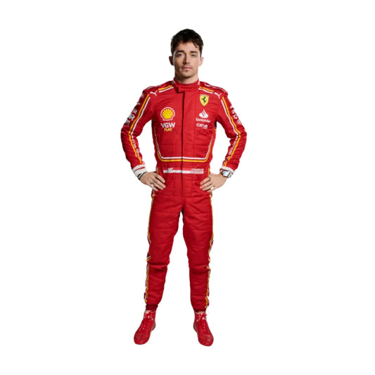 2024 Charles Leclerc Scuderia Ferrari Race suit New KIDS