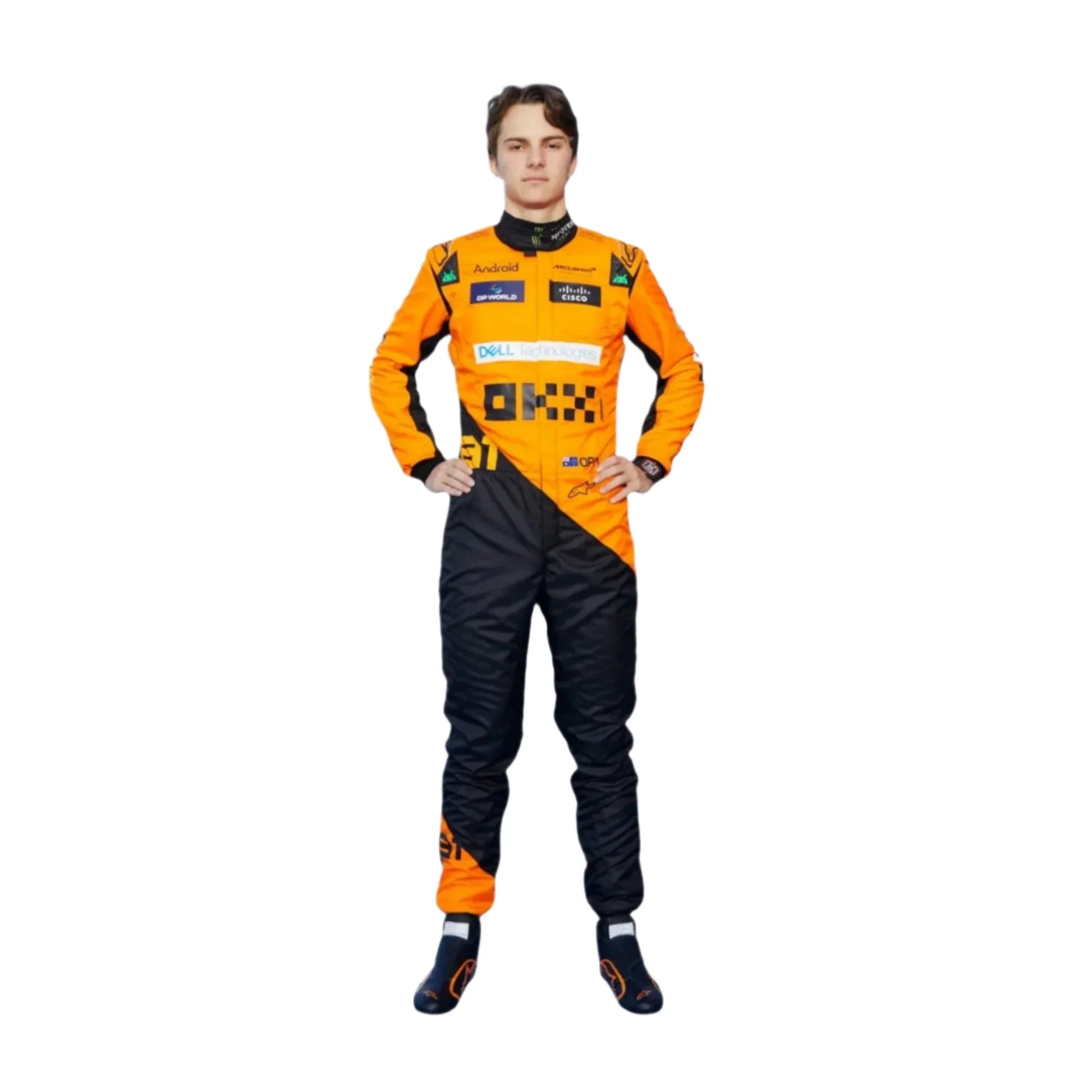 2024 New McLaren Oscar Piastri F1 Team Race Suit KIDS