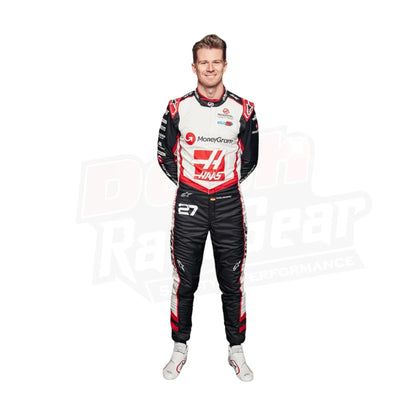 2024 Nico Hülkenberg Haas F1 Team Race Suit KIDS