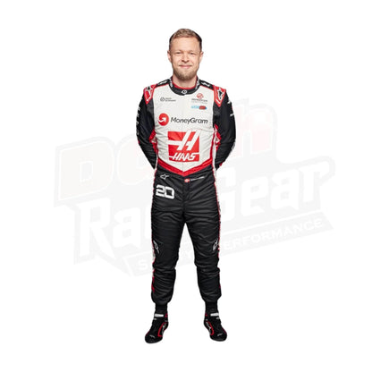 2024 Kevin Magnussen Nico Hulkenberg Haas F1 Team Race Suit - Dash Racegear Store