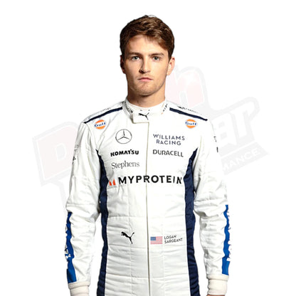 2024 Logan Sargeant Williams F1 Team Race Suit KIDS