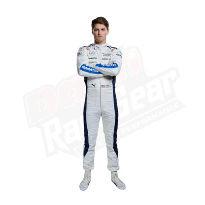 2024 Logan Sargeant Williams F1 Team Race Suit - Dash Racegear Store