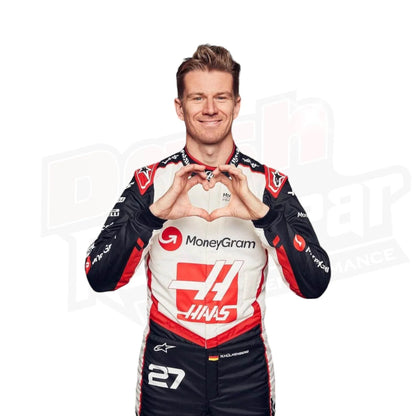 2024 Nico Hülkenberg Haas F1 Team Race Suit - Dash Racegear Store