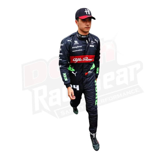 2024 Zhou Guanyu Race Suit Alfa Romeo F1 Team - Dash Racegear Store