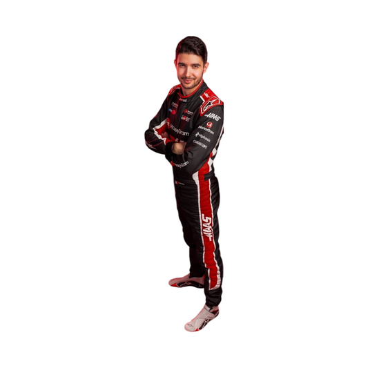 2025 Esteban Ocon Haas F1 Team Race Suit - Sigmaindustriesltd