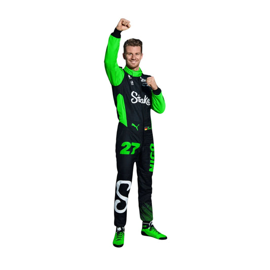 2025 Nico Hulkenberg kick Sauber f1 Race Suit - Sigmaindustriesltd
