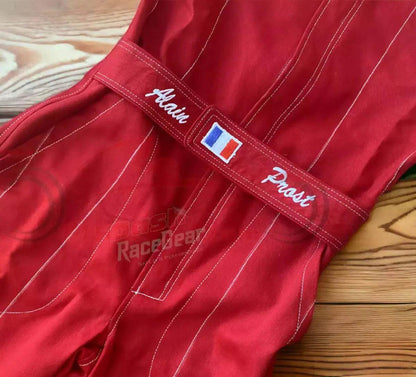 Alain Prost 1990 Ferrari F1 Embroidered Racing Suit - Dash Racegear Store