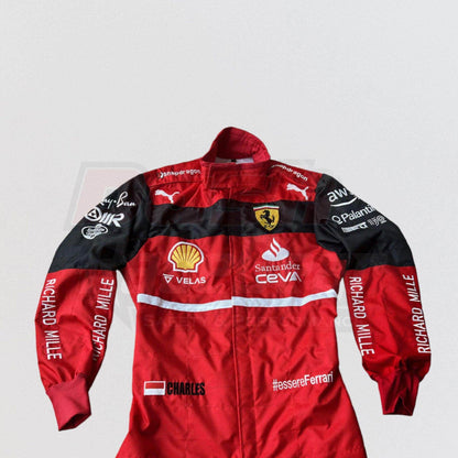2022 Charles Leclerc Ferrari F1 Racing Suit - Dash Racegear Store